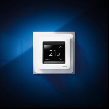 dokunmatik ekranl yerden stma termostat , kablolu yerden stma termostat , programl termostat